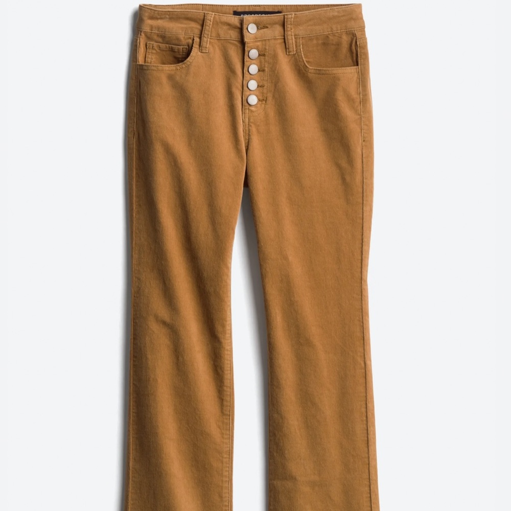 Button Front Bootcut Corduroy, size 25, NWT